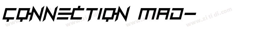 Connection mad字体转换